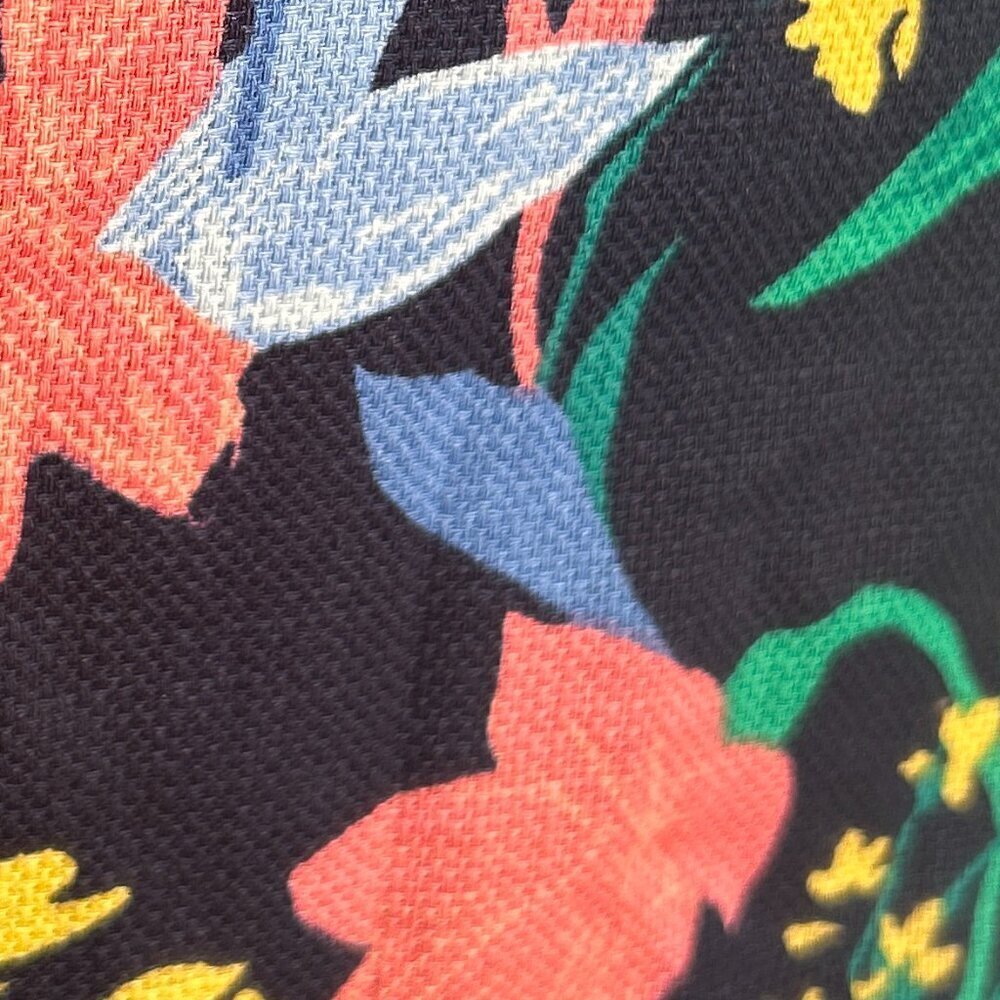 J. Crew SZ 10 Floral Basket Weave Square Neck Dress Career Dressy or Casual - Picture 7 of 10